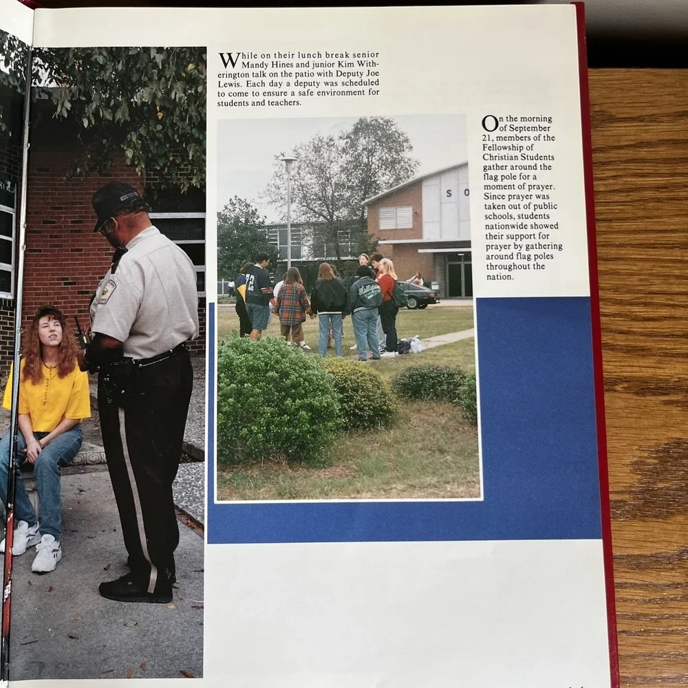 Vintage Yearbook 1995 Southern Wayne High School North Carolina Dudley Mt. Olive